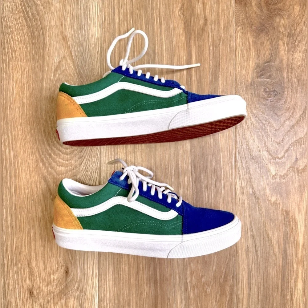 Vans Old Skool Sk8 Low Men’s Sneakers - Size 6.5, Multicolor, EUC
